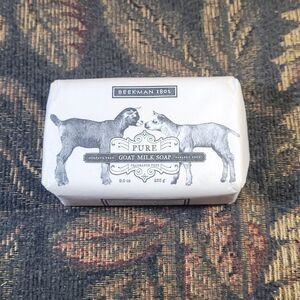 Beakman 1802 Pure Goat Milk 9 oz. Bar Soap- Unscented- NIP